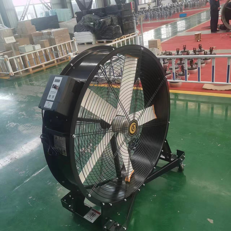 Long Wind Distance Low Noise Brushless Motor 2m Moving Industrial Fan
