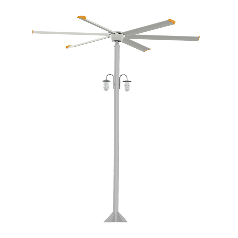 13ft 3800mm Commercial Airpole Pedestal Fan for Coffee Shop